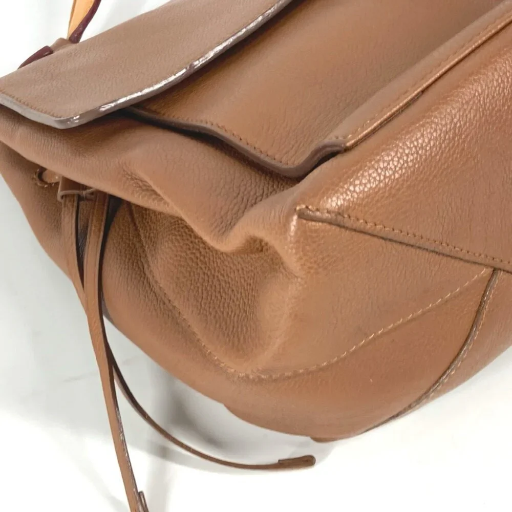 LOUIS VUITTON Authentic Brown Leather Shoulder Bag - Picture 8 of 16